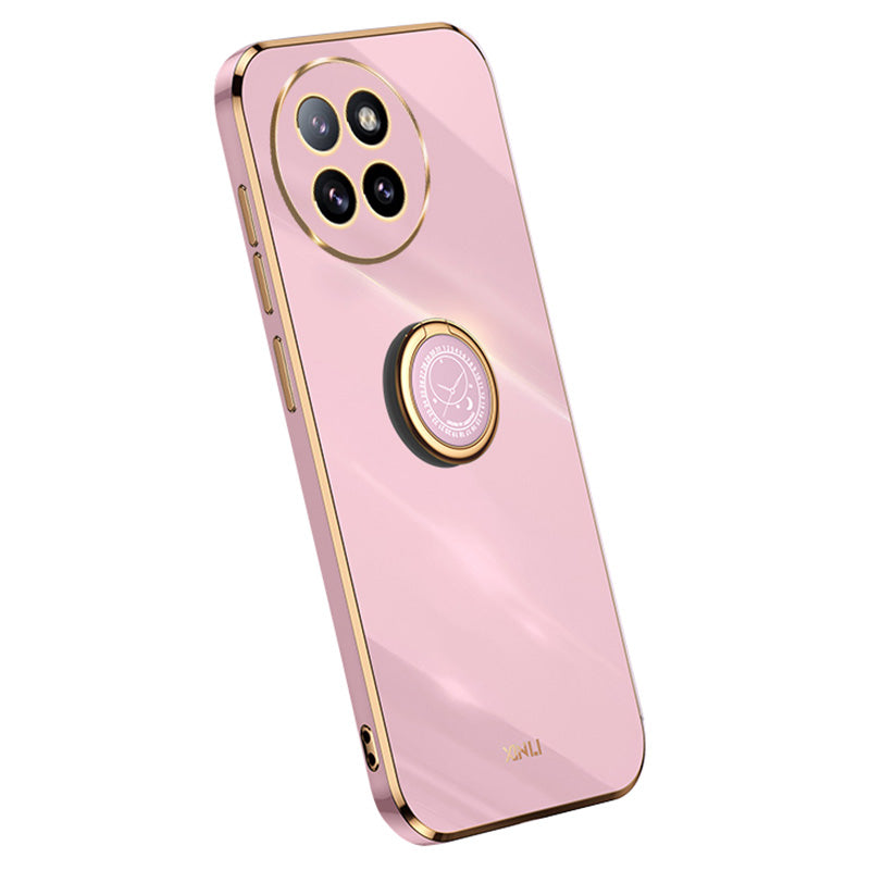 XINLI For Xiaomi Civi 4 Pro 5G Phone Cover Electroplating Frame Ring Kickstand Anti-drop TPU Case XINLI For Xiaomi Civi 4 Pro 5G Phone Cover Electroplating Frame Ring Kickstand Anti-drop TPU Case